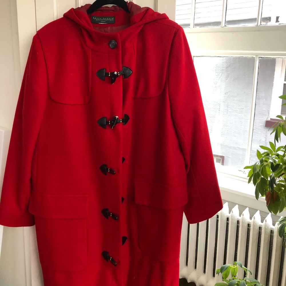 Harvè Benard Red Coat/Jacket 16W